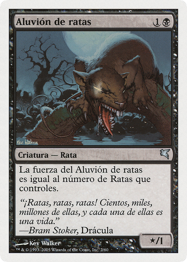 Swarm of Rats (Spanish) - "Aluvion de ratas" (A2) (PSAL-0A2) - Salvat 2005