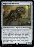 Argentum Masticore (PPONE-222) - Phyrexia: All Will Be One Promos Foil