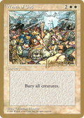 Wrath of God - 1996 Shawn "Hammer" Regnier (4ED) (WCD-) - Pro Tour Collector Set