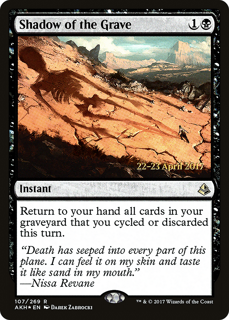 Shadow of the Grave (PRE-107S) - Amonkhet Promos Foil