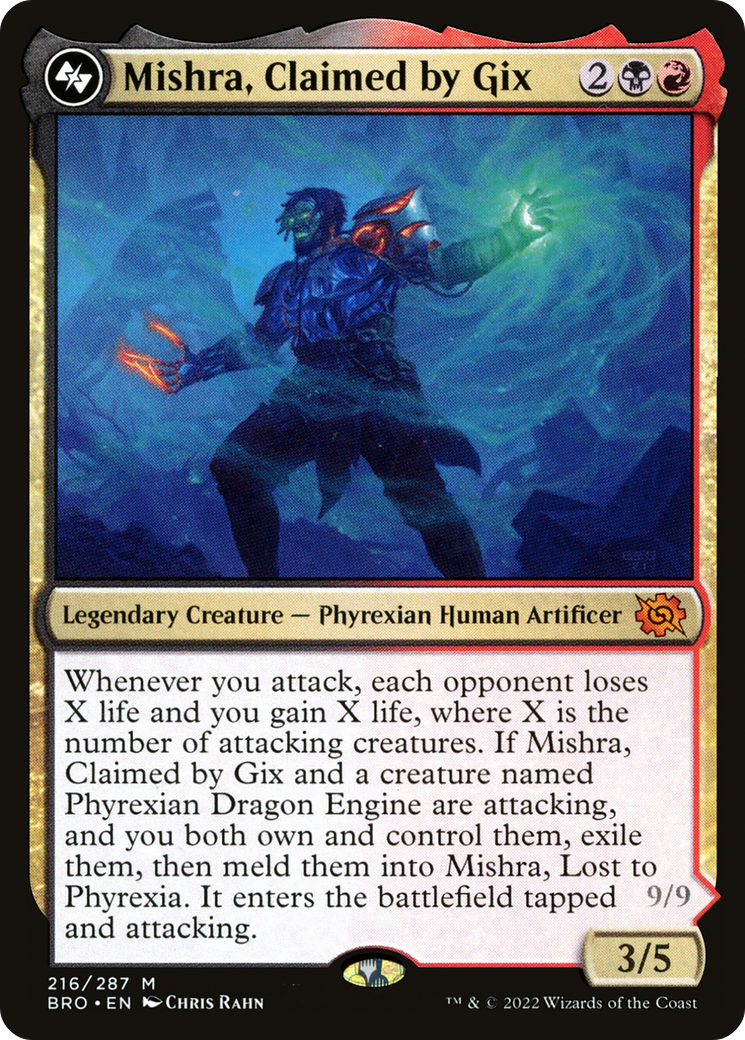 Mishra, Claimed by Gix (BRO-216) - The Brothers' War Foil