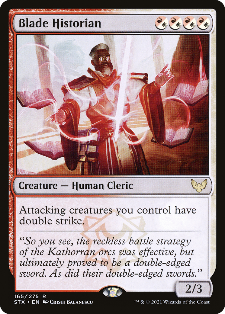 Blade Historian (STX-165) - Strixhaven: School of Mages Foil