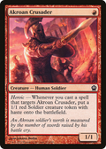 Akroan Crusader (THS-111) - Theros Foil