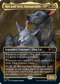 Rin and Seri, Inseparable (Display Commander) - Thick Stock (SLD-1554) - Secret Lair Drop (Borderless)