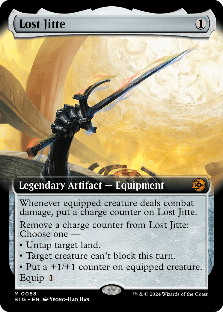 Lost Jitte (Extended Art) (BIG-088) - The Big Score: (Extended Art) Foil