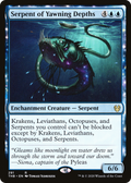 Serpent of Yawning Depths (THB-291) - Theros Beyond Death: (enchantment)