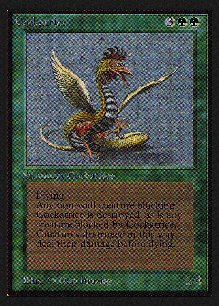 Cockatrice (IE) (IED-) - Intl. Collectors' Edition