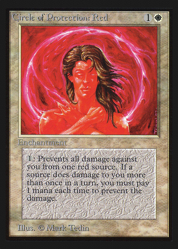 Circle of Protection: Red (IE) (IED-) - Intl. Collectors' Edition
