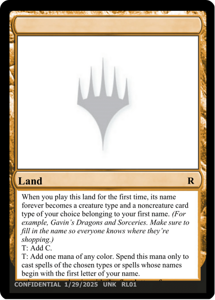 ______ (UNK-RL01C) - Un-Known Event Playtest Cards