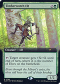 Timberwatch Elf (Extended Art) (SLD-780) - Secret Lair Drop: (Extended Art) Foil