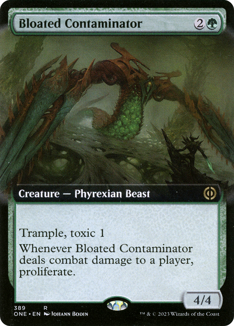 Bloated Contaminator (Extended Art) (ONE-389) - Phyrexia: All Will Be One: (Extended Art) Foil
