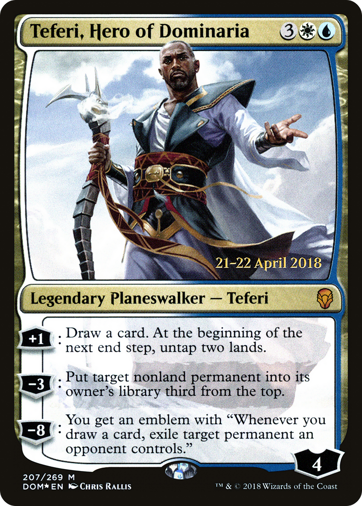 Teferi, Hero of Dominaria (PRE-207) - Dominaria Promos Foil