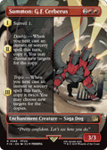Summon: G.F. Cerberus (Borderless) (FIN-368) - FINAL FANTASY: (enchantment) Foil