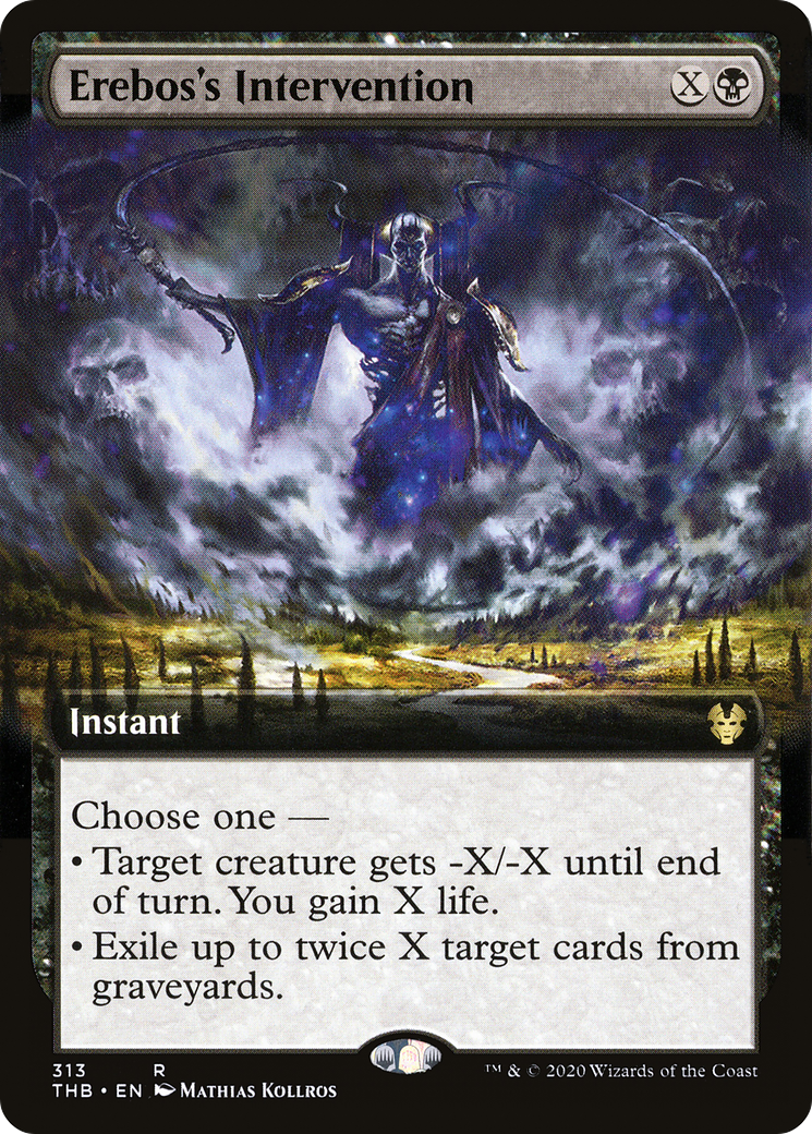 Erebos's Intervention (Extended Art) (THB-313) - Theros Beyond Death: (Extended Art)