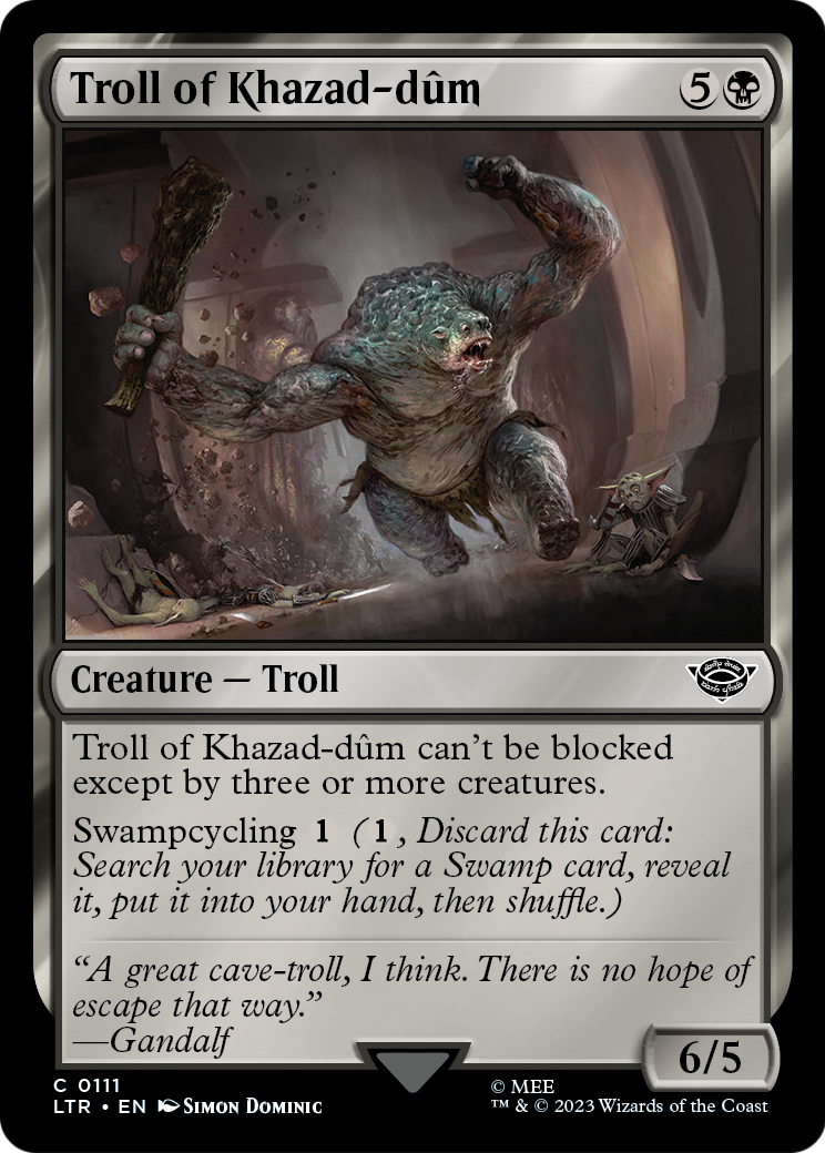 Troll of Khazad-dum (LTR-111) - The Lord of the Rings: Tales of Middle-earth