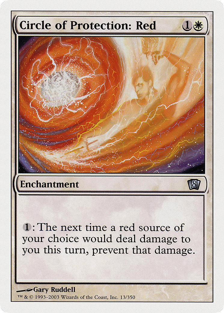 Circle of Protection: Red (8ED-013) - 8th Edition