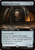 Giggling Skitterspike (Extended Art) (DSC-066) - Duskmourn: House of Horror Commander: (Extended Art)