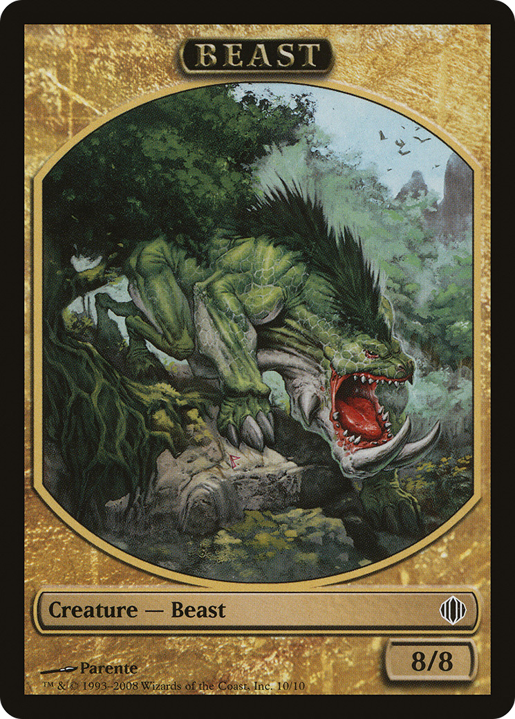Beast Token (Multicolor) (ALA-010) - Shards of Alara Tokens