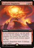 Explosive Singularity (Extended Art) (NEO-464) - Kamigawa: Neon Dynasty: (Extended Art) Foil