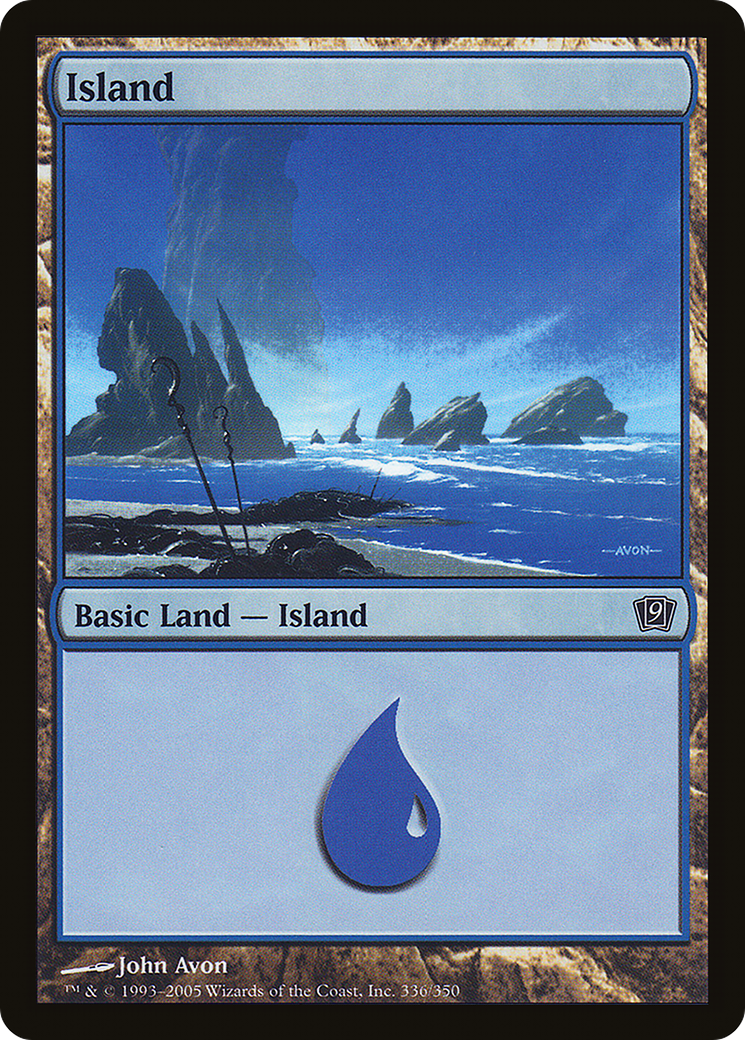 Island (336) (9ED-336) - 9th Edition