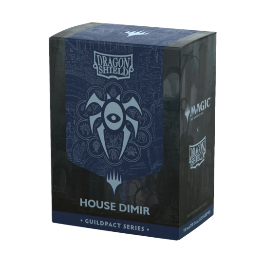 Dragon Shield Dual Matte Art Sleeves 100CT: House Dimir