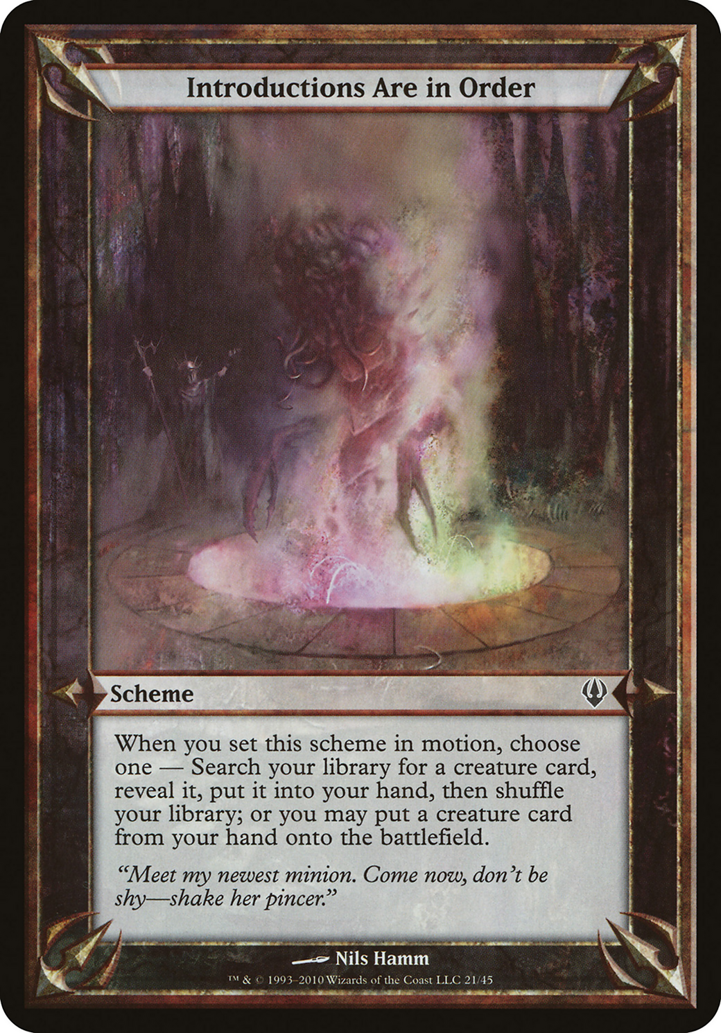 Introductions Are in Order (Archenemy) (OVER-) - Archenemy Schemes