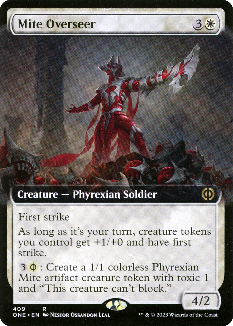 Mite Overseer (Extended Art) (ONE-409) - Phyrexia: All Will Be One: (Extended Art)