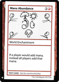 Mana Abundance (CMB1-) - Mystery Booster Playtest Cards 2019