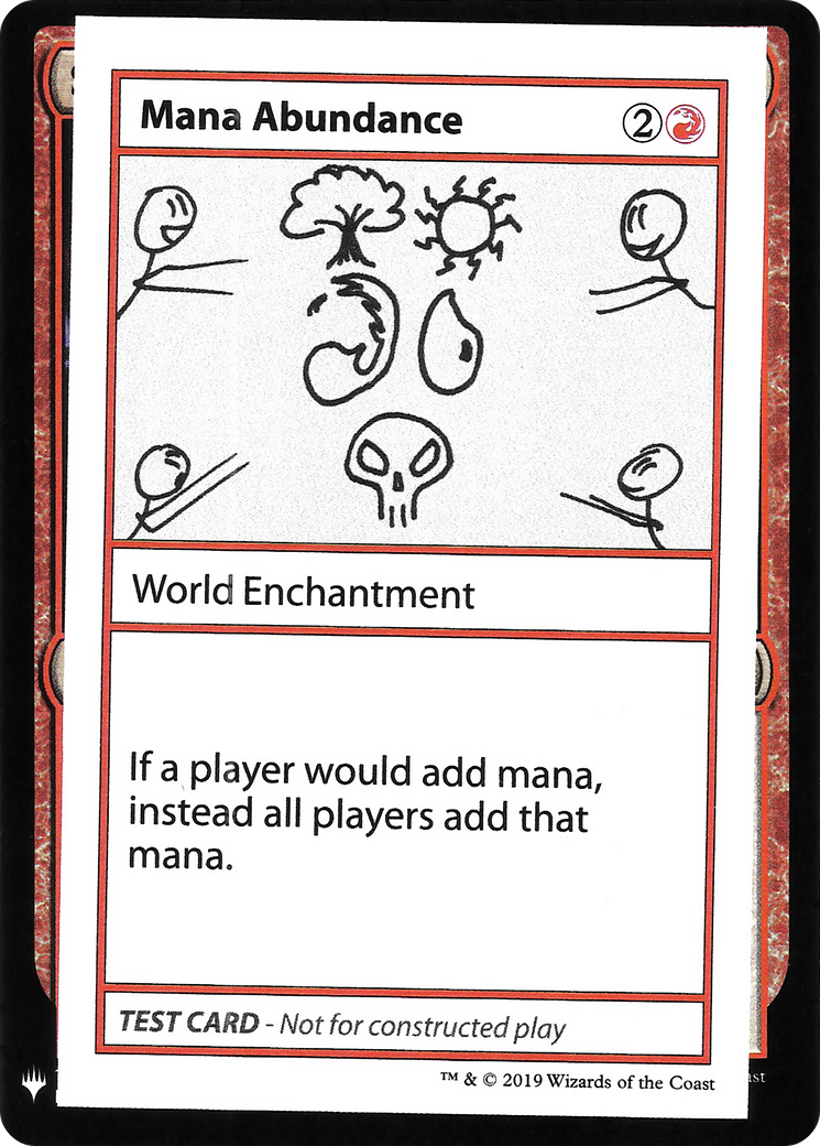 Mana Abundance (CMB1-) - Mystery Booster Playtest Cards 2019