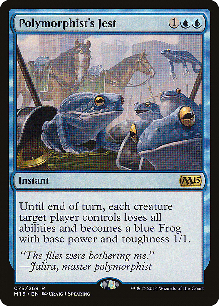 Polymorphist's Jest (M15-075) - Magic 2015 Foil