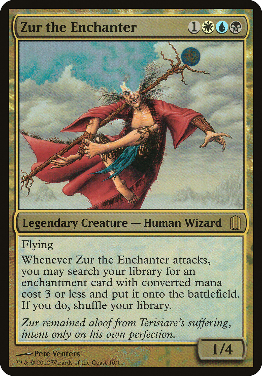 Zur the Enchanter (Commander's Arsenal) (OVER-) - Commander's Arsenal Oversized Foil