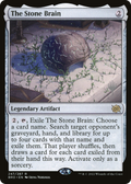 The Stone Brain (PPBRO-247) - The Brothers' War Promos Foil