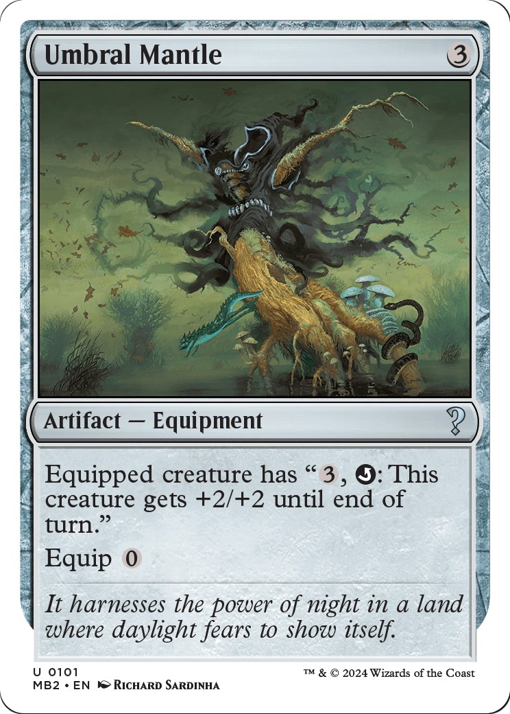 Umbral Mantle (White Border) (MB2-101) - Mystery Booster 2