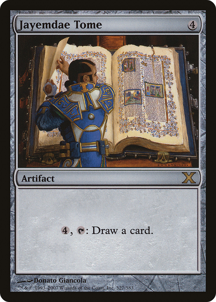 Jayemdae Tome (10E-327) - Tenth Edition Foil