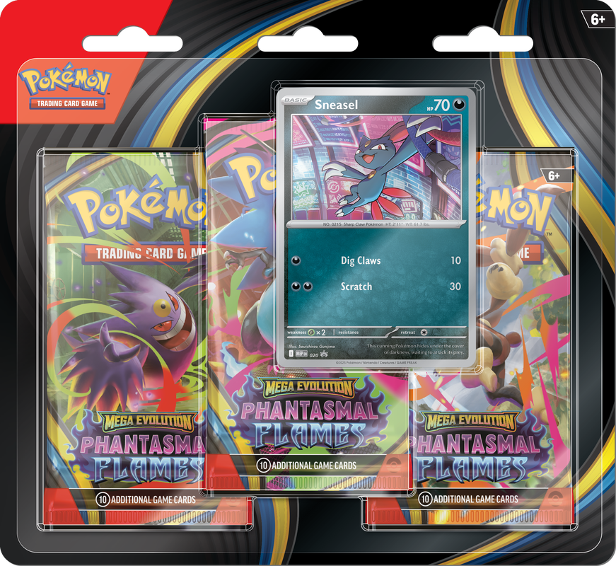 Pokemon TCG: Phantasmal Flames 3 Pack Blister