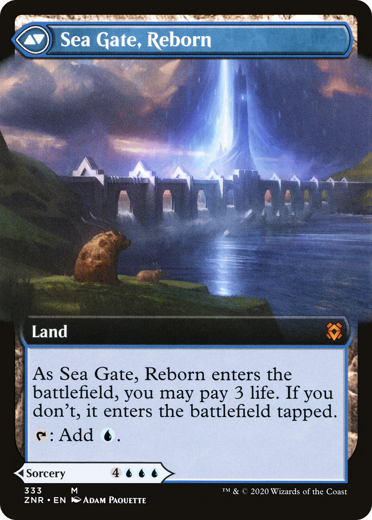 Sea Gate Restoration (Extended Art) (ZNR-333) - Zendikar Rising: (Extended Art)