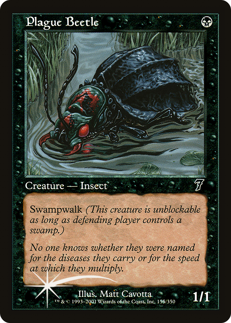 Plague Beetle (7ED-155★) - 7th Edition