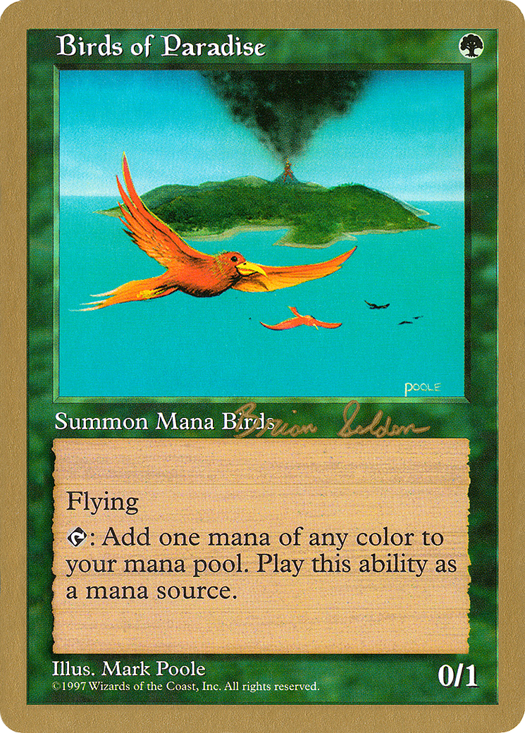 Birds of Paradise - 1998 Brian Selden (5ED) (WCD-) - World Championship Decks 1998