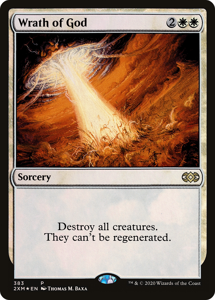 Wrath of God (LARP-383) - Double Masters Foil