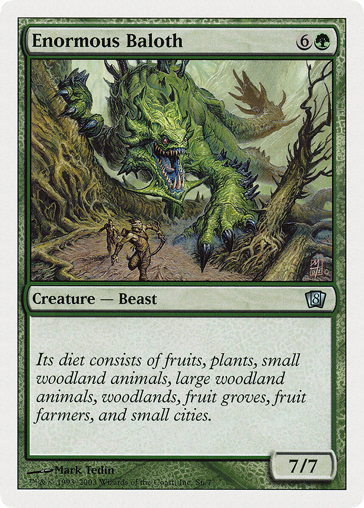 Enormous Baloth (8ED-0S6) - 8th Edition