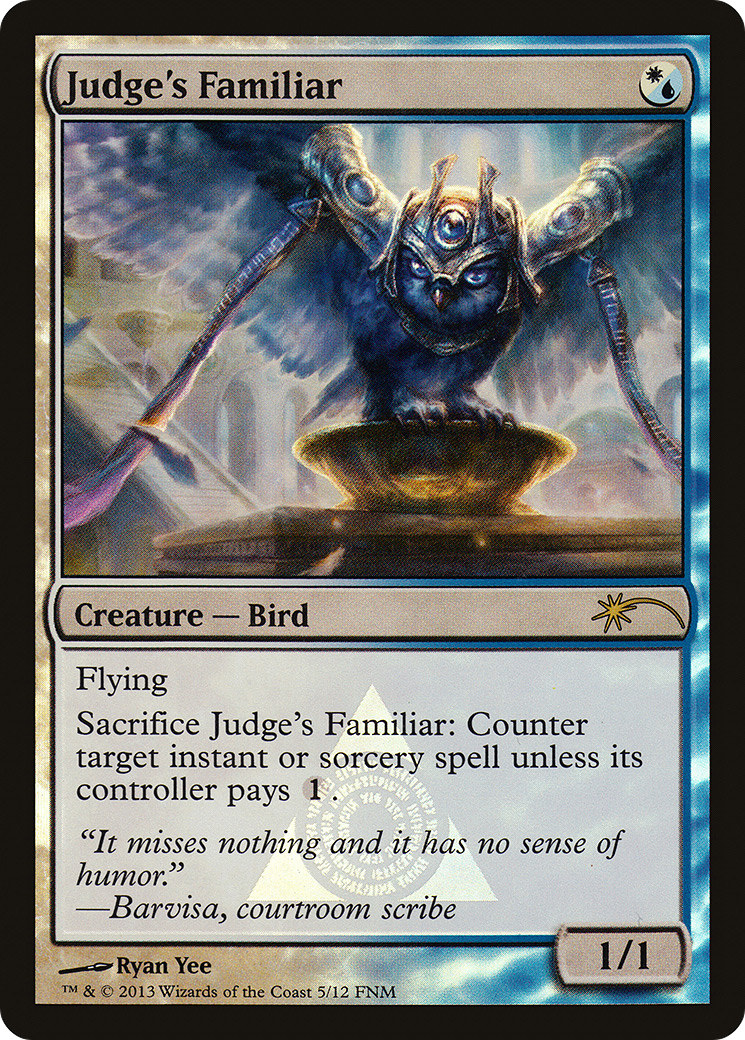 Judge's Familiar (FNM-) - Friday Night Magic 2013 Foil