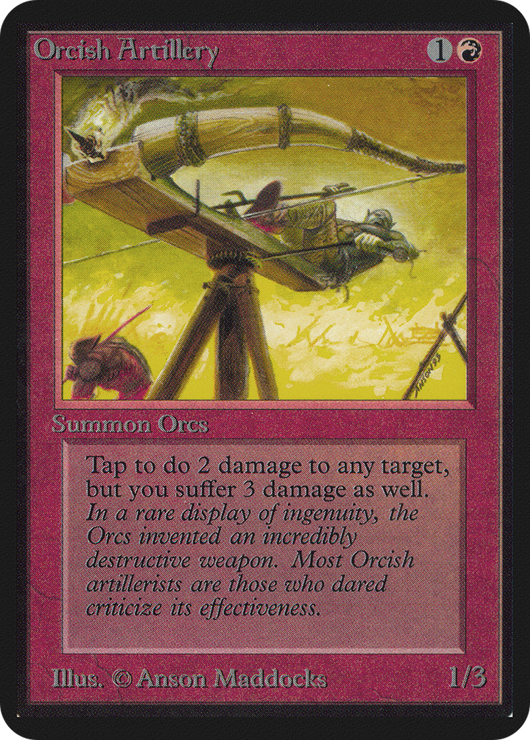 Orcish Artillery (LEA-) - Limited Edition Alpha