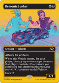 Demonic Junker (Borderless) (First-Place Foil) (DFT-524) - Aetherdrift Foil