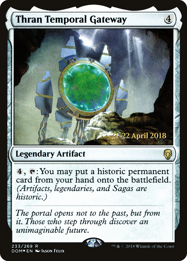 Thran Temporal Gateway (PRE-233S) - Dominaria Promos Foil
