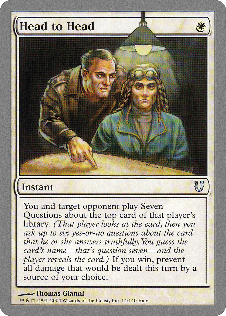 Head to Head (UNH-014) - Unhinged Foil