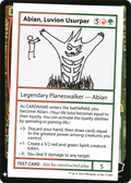Abian, Luvion Usurper (CMB1-) - Mystery Booster Playtest Cards 2019