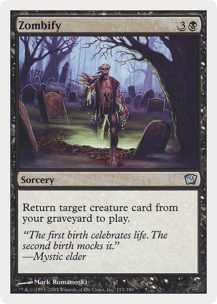 Zombify (9ED-) - 9th Edition