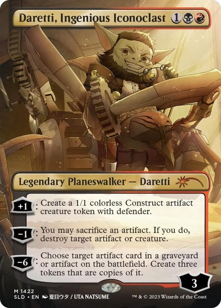 Daretti, Ingenious Iconoclast (Rainbow Foil) (SLD-1422) - Secret Lair Drop (Borderless) Foil