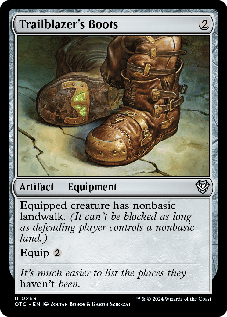 Trailblazer's Boots (OTC-269) - Outlaws of Thunder Junction Commander