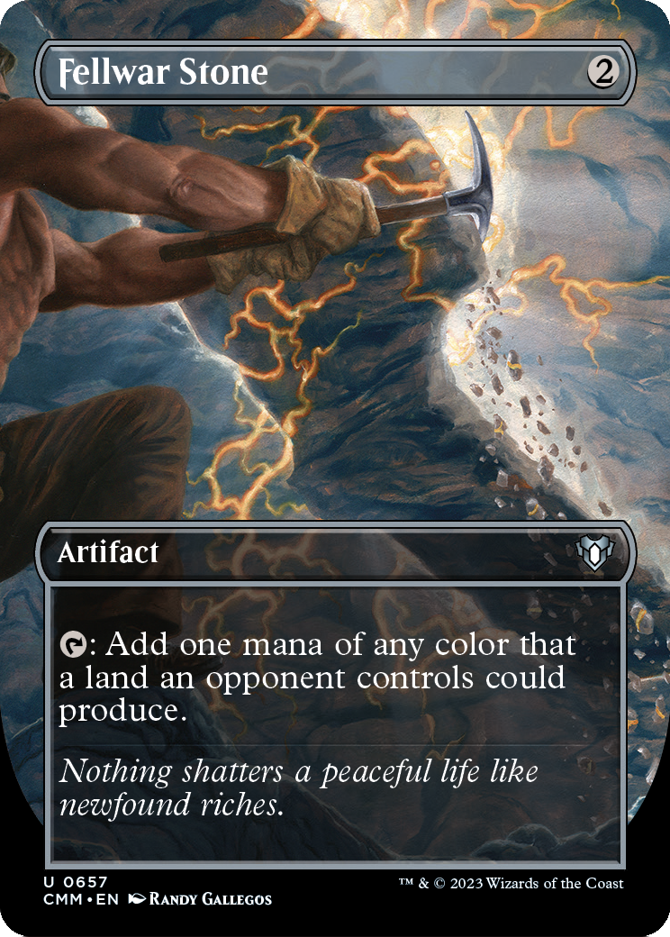 Fellwar Stone (Borderless) (CMM-657) - Commander Masters Foil
